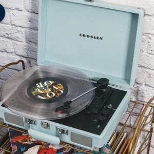 {{BOX IS DAMAGED}} Crosley Cruiser Premier Vinyl Record Player with Speakers